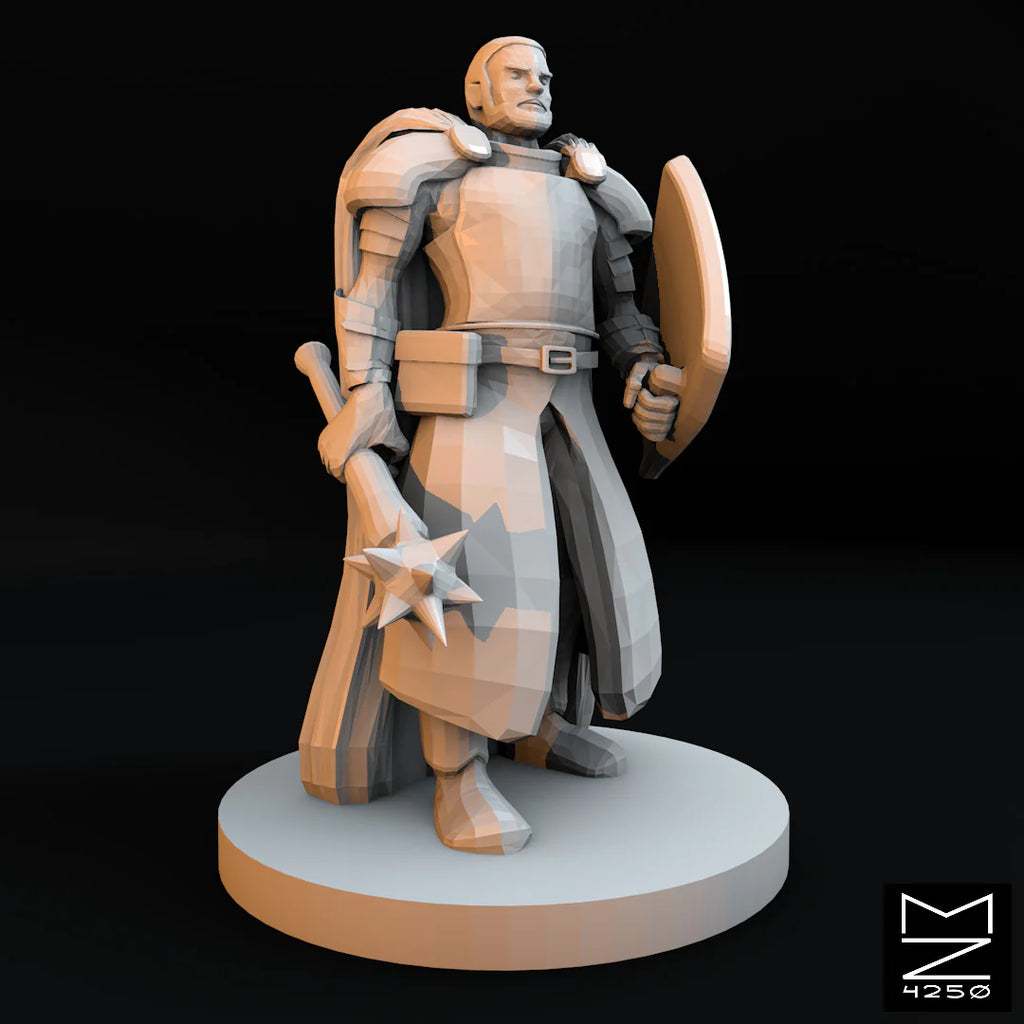 Examining the Design and Features of the War Cleric 5e Miniature