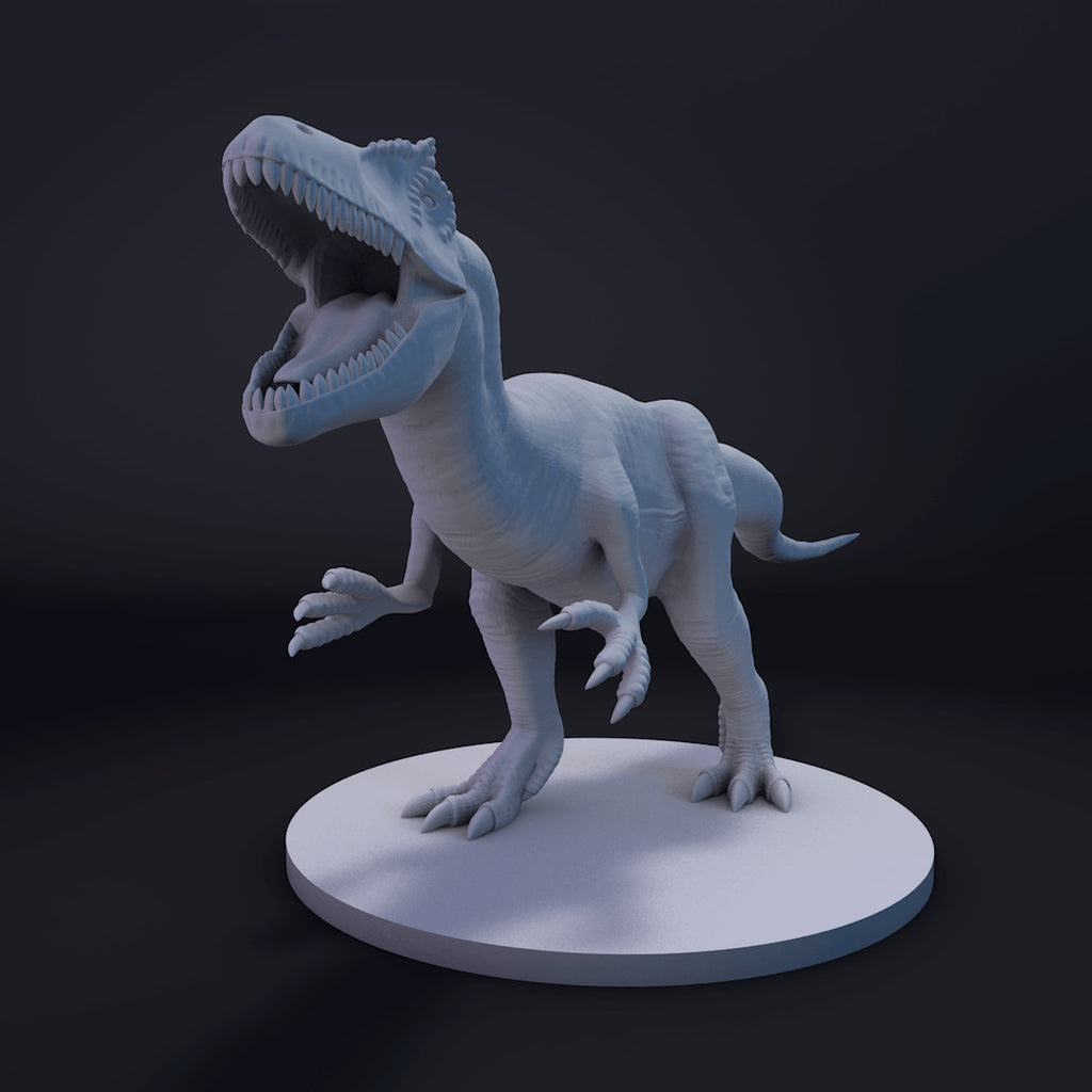 Allosaurus Tabletop Miniature Model 3D Model 1