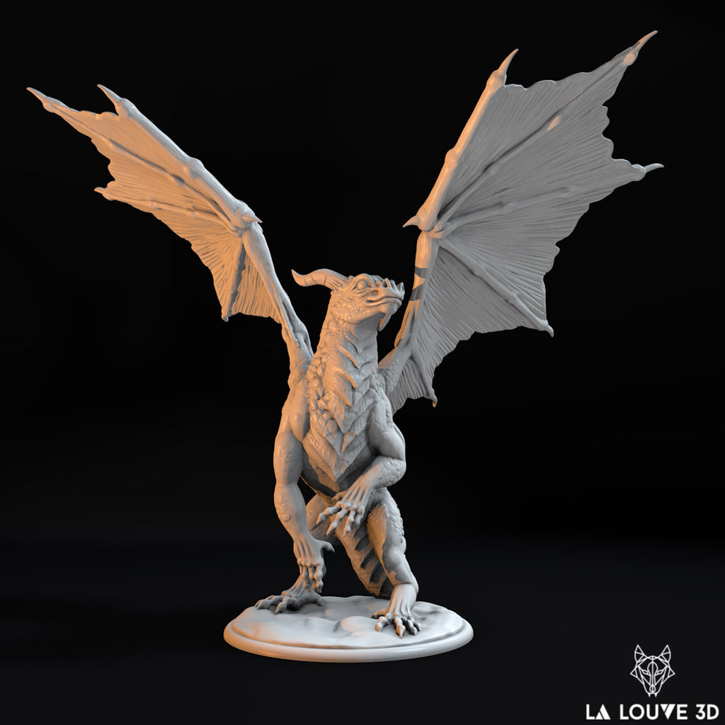 Barren Dragon Tabletop Miniature - Image 1