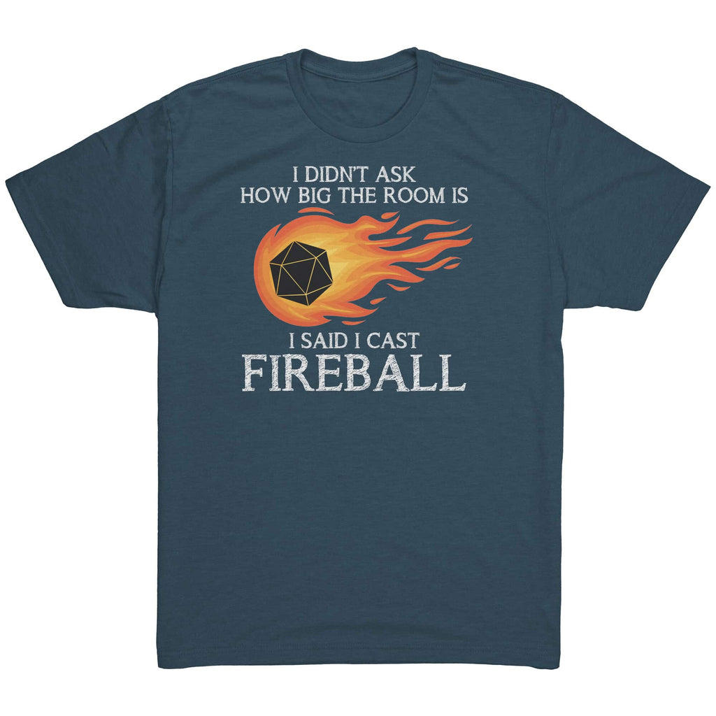 Cast Fireball Mens Shirt Indigo Mockup