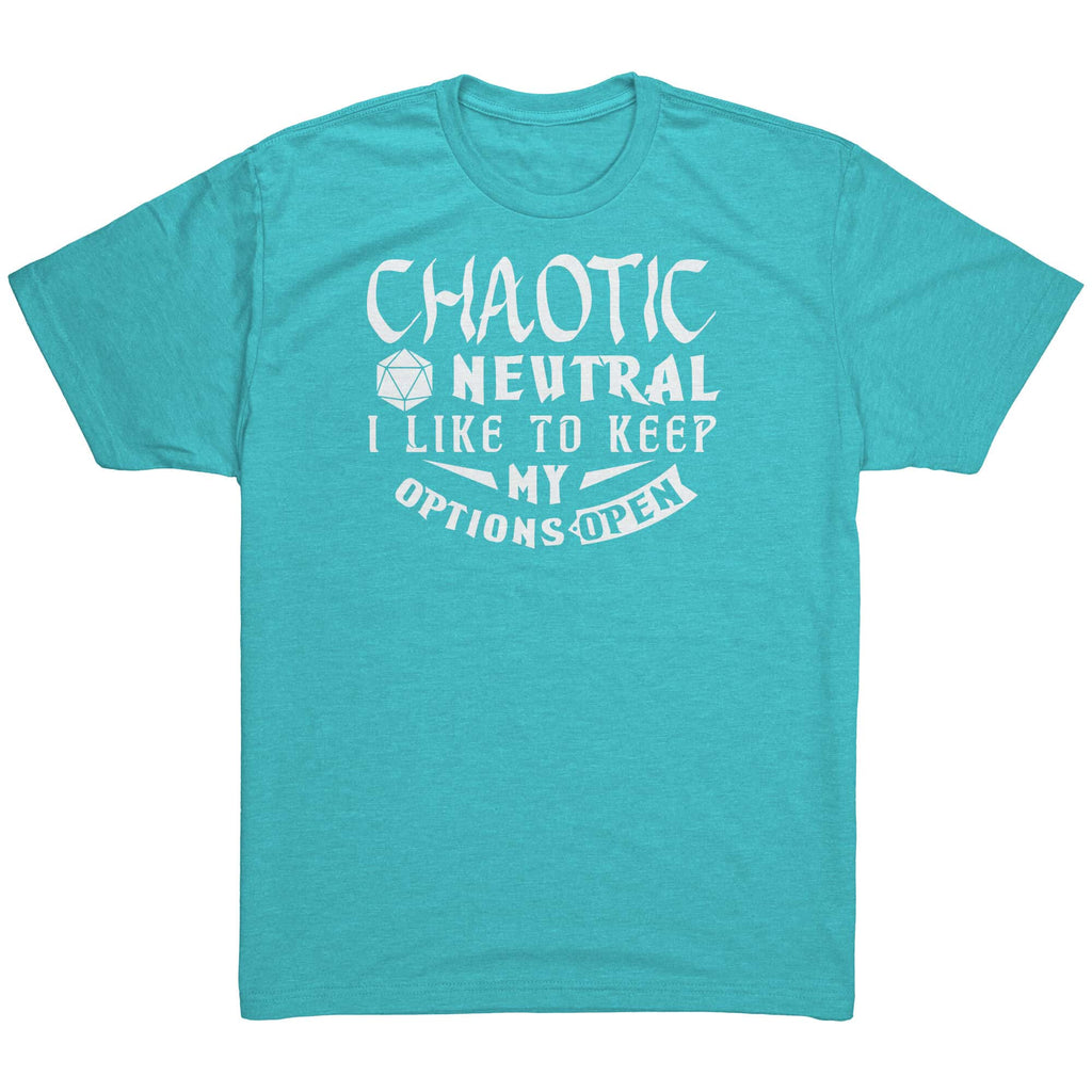 Chaotic Neutral Mens Shirt Tahiti Blue Mockup