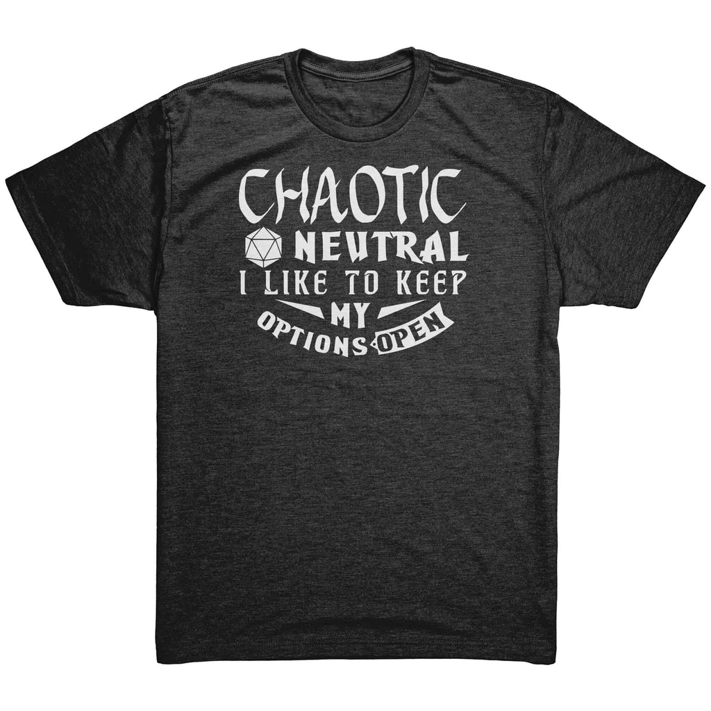 Chaotic Neutral Mens Shirt Vintage Black Mockup