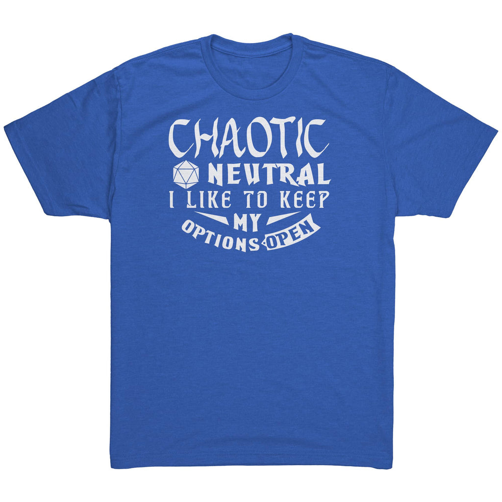 Chaotic Neutral Mens Shirt Vintage Royal Mockup