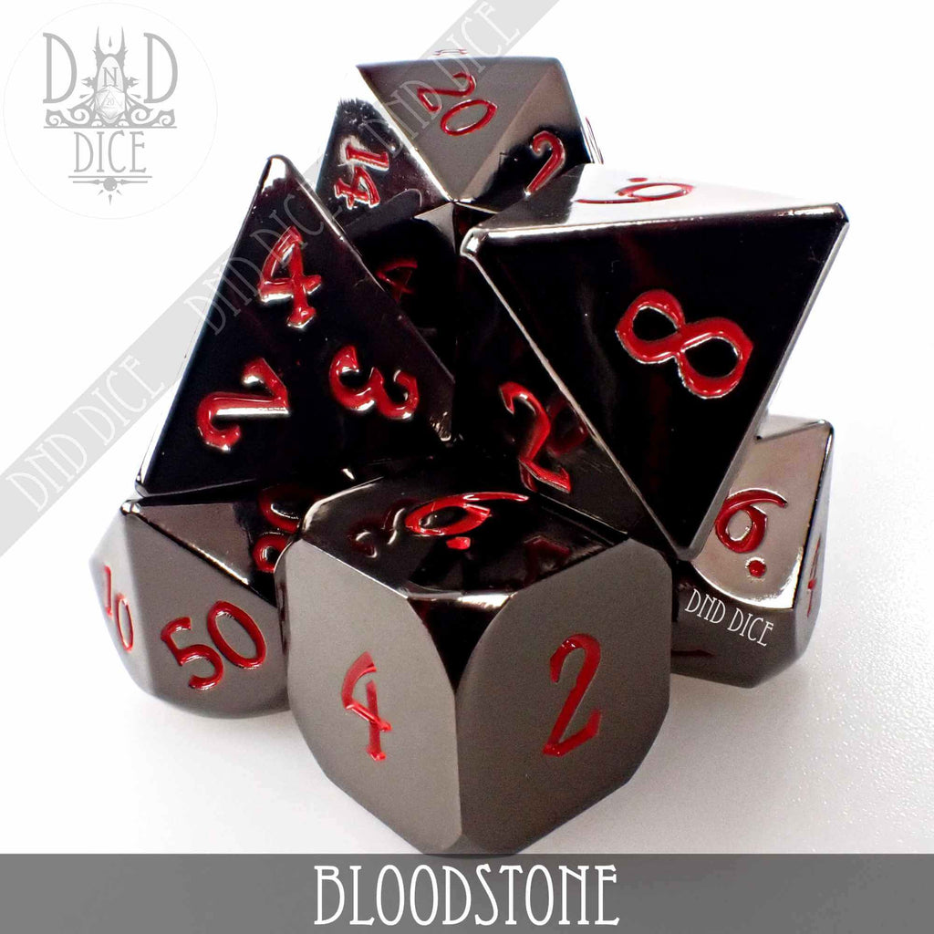 Bloodstone (Metal) - Dice Set - Image 1