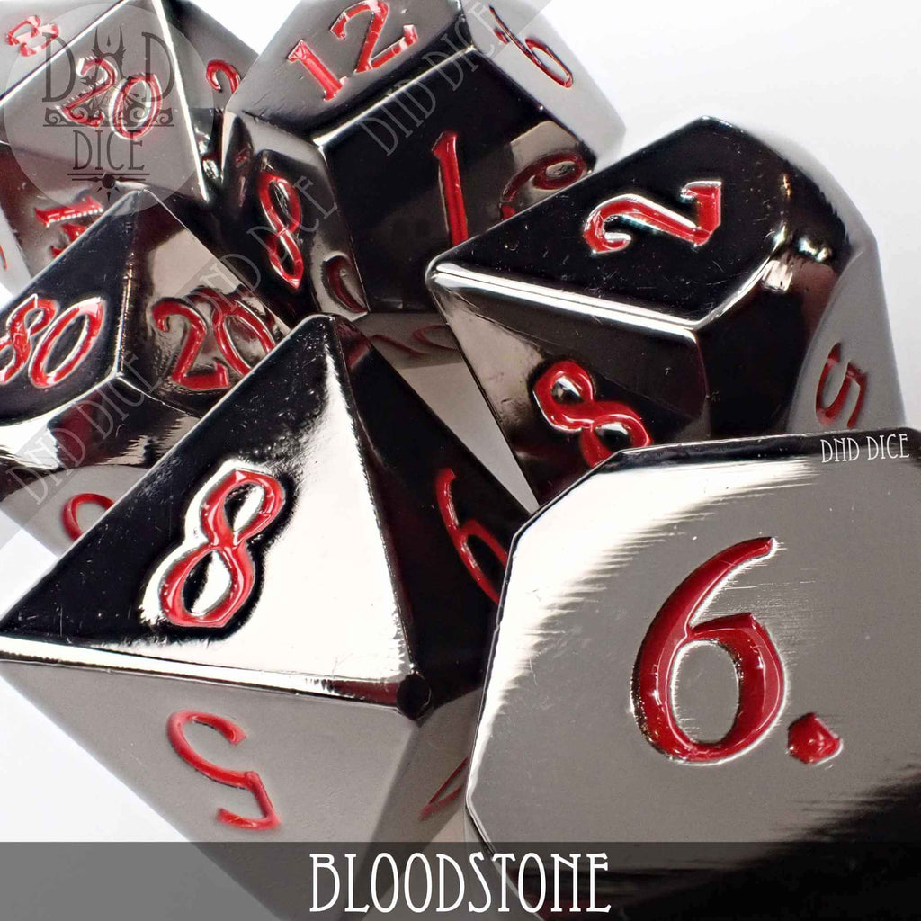 Bloodstone (Metal) - Dice Set - Image 2