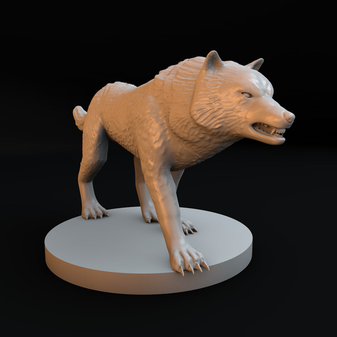 Beastly Addition: Wolf Tabletop Miniature - QuestBourne